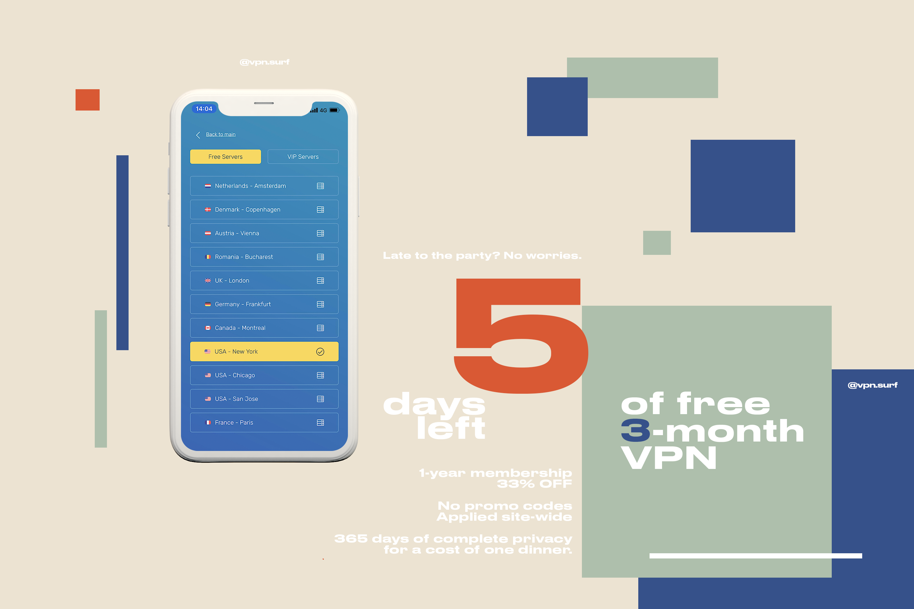 5 days of free vpn
